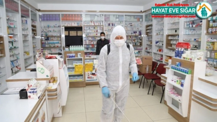 Battalgazi Belediyesi dezenfekte çalışmalarına hız verdi