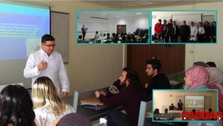 Bayburt'ta sağlık fakültesi öğrencilerine eğitim verildi