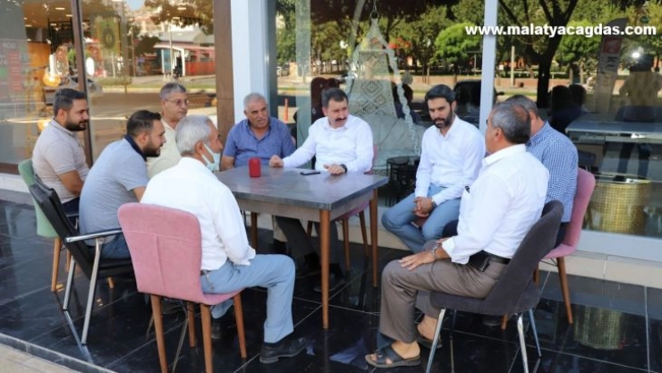 Baydilli esnaf ve vatandaşlarla bir araya geldi