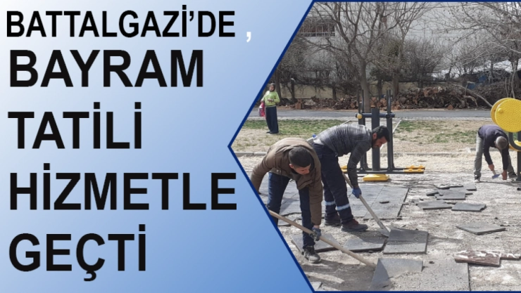 Bayram Tatili Hizmetle Geçti