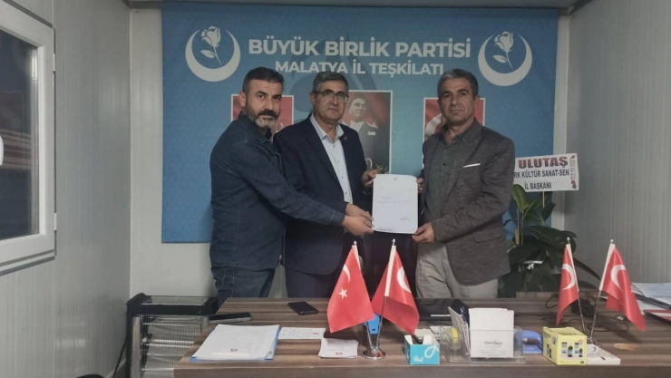 BBP Yazıhan İlçe Başkanlığında Devir Teslim Töreni Gerçekleştirildi