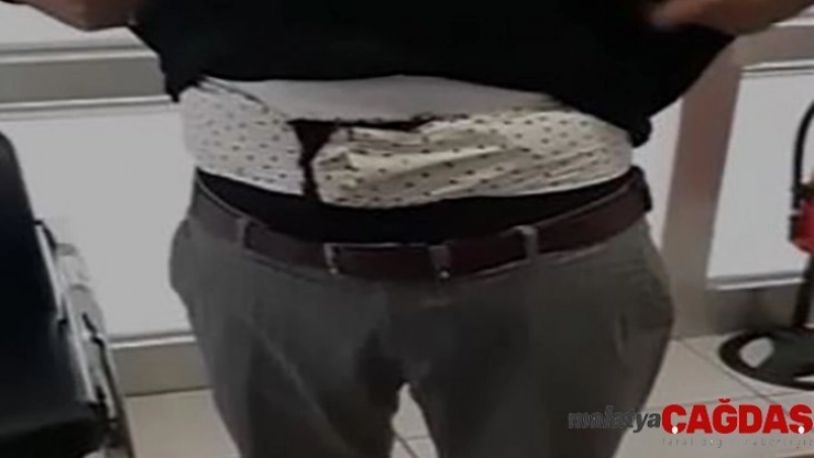 Bel kuşağında 1 kilo 336 gram afyon sakızı ele geçirildi