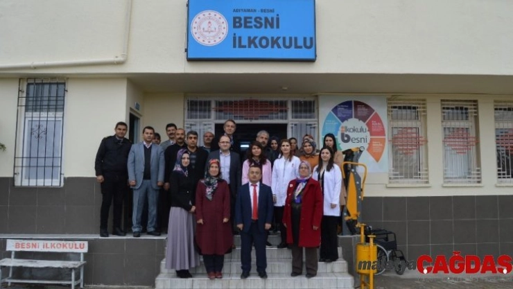 Besni İlkokulu devlete yük olmadan yenilendi