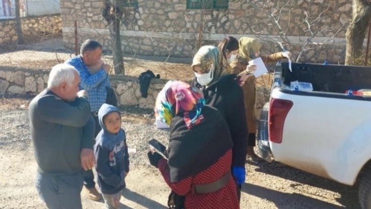 Besni köylerinde rekor düzeyde aşılama yapıldı