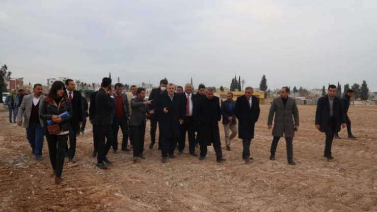 Beyazgül Ceylanpınar ilçesinde çalışmaları inceledi