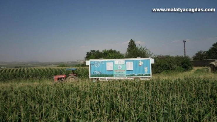 Bismil'de mobil eğitim sınıfları ile kırsalda hayvancılık kursu veriliyor