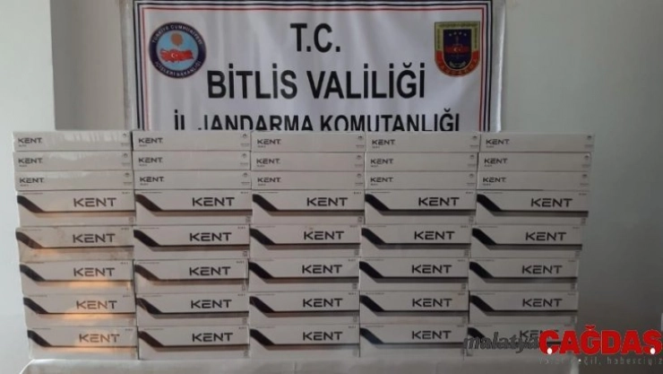Bitlis'te 2 bin 830 paket kaçak sigara ele geçirildi