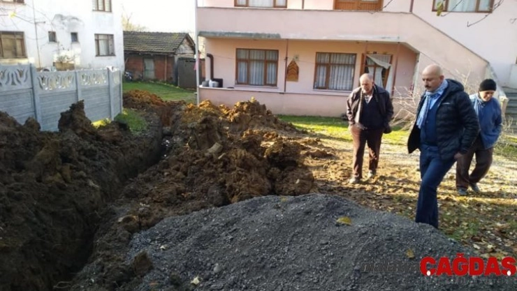 Boğaziçi'nde doğalgaz alt yapı çalışmaları sürüyor