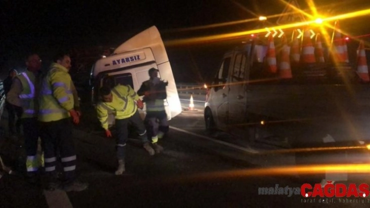 Bursa'da tır kazası: 2 yaralı