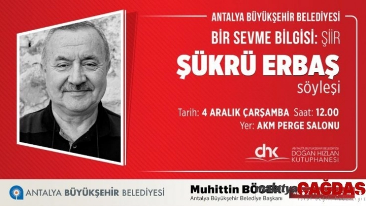 Büyükşehir Şükrü Erbaş'ı okurlarıyla buluşturacak