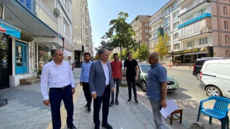 Çakır, esnaflarla bir araya geldi 