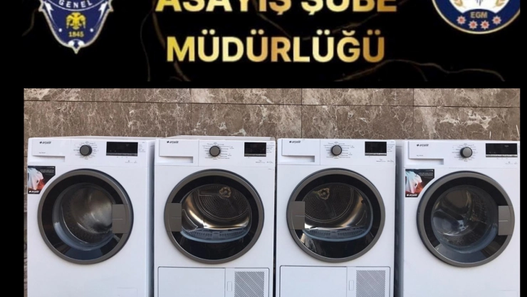 Çamaşır makinalarını çalan hırsızlar yakalandı