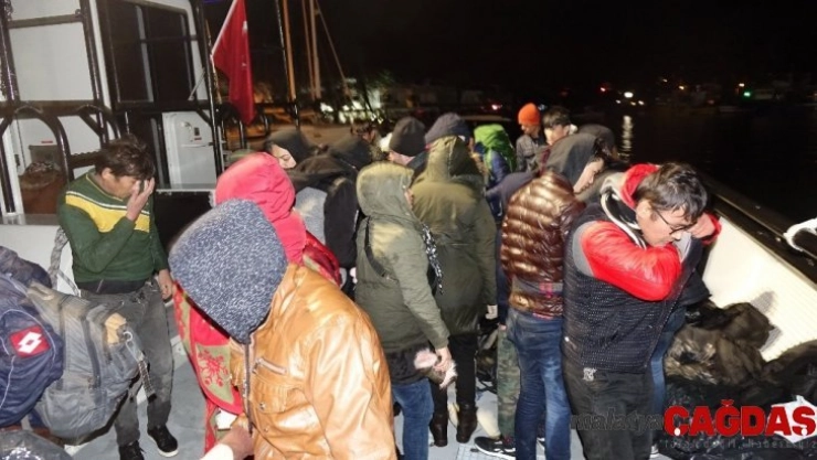 Çanakkale'de 82 mülteci yakalandı