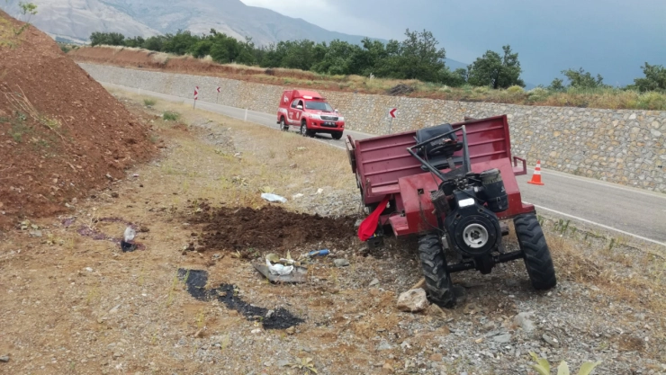 Çapa Motoru Devrildi, 1 Kişi Öldü