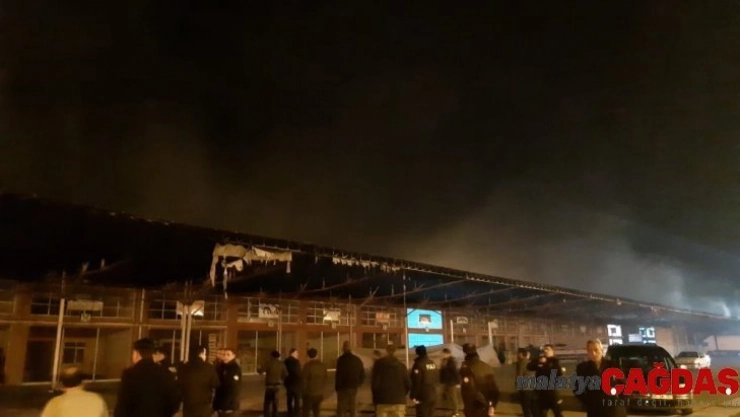 Çarşamba halinde yangın