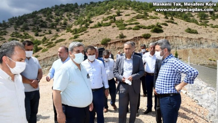 Çelikhan Yeşiltepe Baraj Göleti sulamaya açılıyor