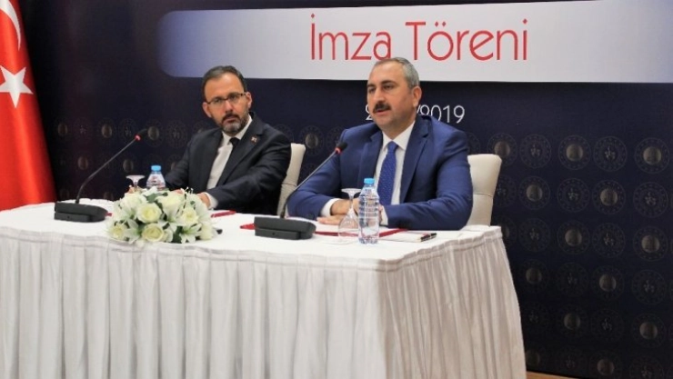 Hükümlü ve tutukluların eğitimi için iki bakanlıktan iş birliği