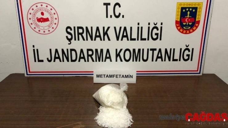 Cizre'de 1 kilogram metamfetamin ele geçirildi