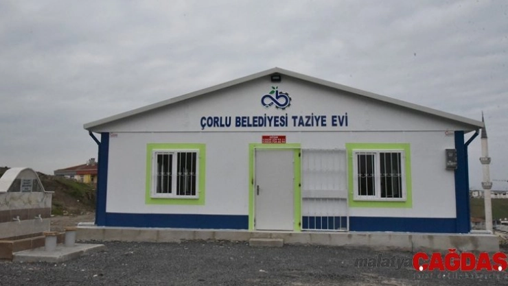 Çorlu Belediyesi taziye evi ile vatandaşların yanında