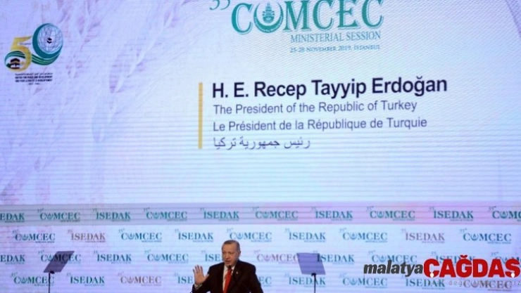 Cumhurbaşkanı Erdoğan 35. İSEDAK Bakanlar Toplantısı'na katıldı