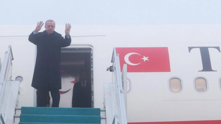 Cumhurbaşkanı Erdoğan Mısır'a gitti