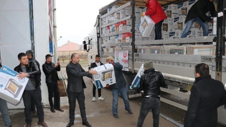 Deprem bölgesine 400 ısıtıcı yardımı