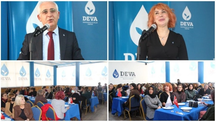 DEVA Partisi İl Başkanlığı 08 Mart Dünya Emekçi Kadınlar Günü düzenlendi