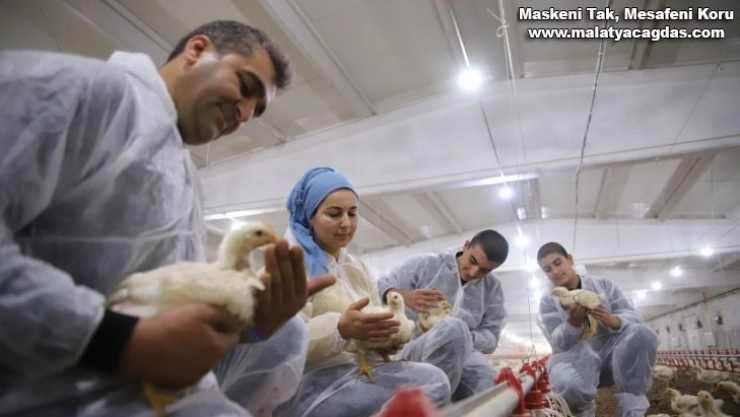 Devletten aldığı destekle çiftlik sahibi oldu