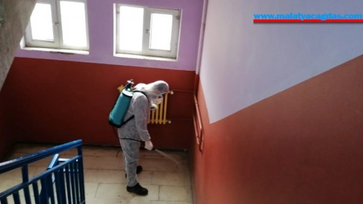 Dicle'de okullar dezenfekte edildi