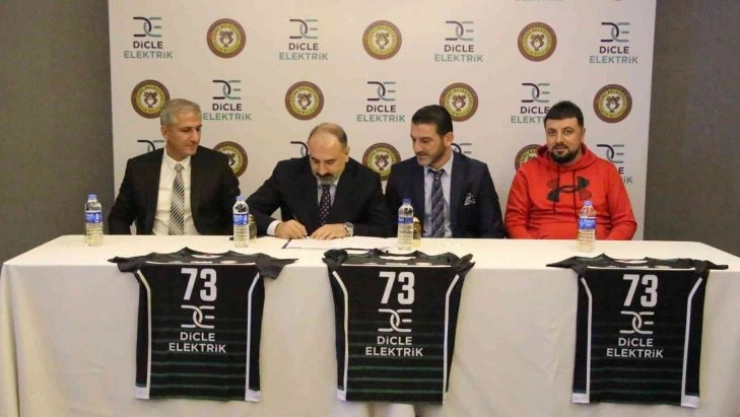 Dicle Elektrik, Allpower Akü Cizre Belediyespor'un forma sponsoru oldu