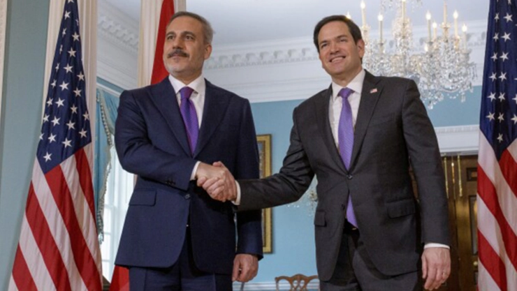 Dışişleri Bakanı Fidan, ABD'li mevkidaşı Rubio ile görüştü