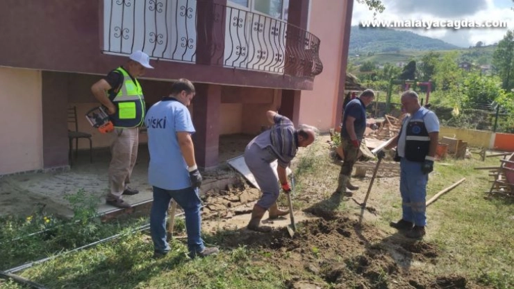 DİSKİ, selden etkilenen Sinop'ta çalışmalara başladı