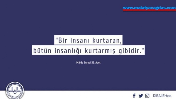 Diyanet İşleri Başkanı Erbaş'tan sağlık çalışanlarına destek mesajı