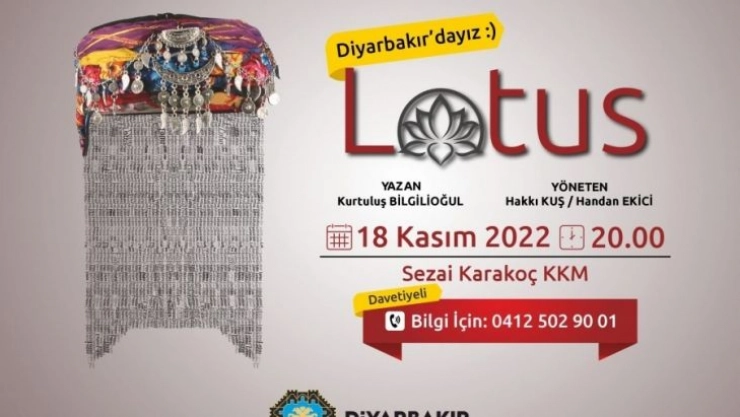 Diyarbakır'da Şehir Tiyatrosu'nun 'Lotus' oyunu seyirciyle buluşuyor