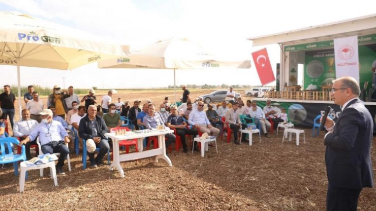 Diyarbakır'da soya hasadı