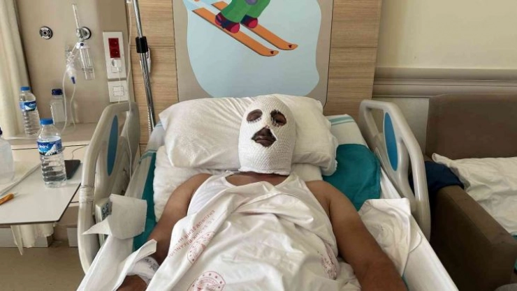 Doğal gaz borusunu tamir etmek için gitti felaketi yaşadı