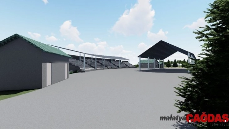 Doğantaş'ta meydan düzenlemesi