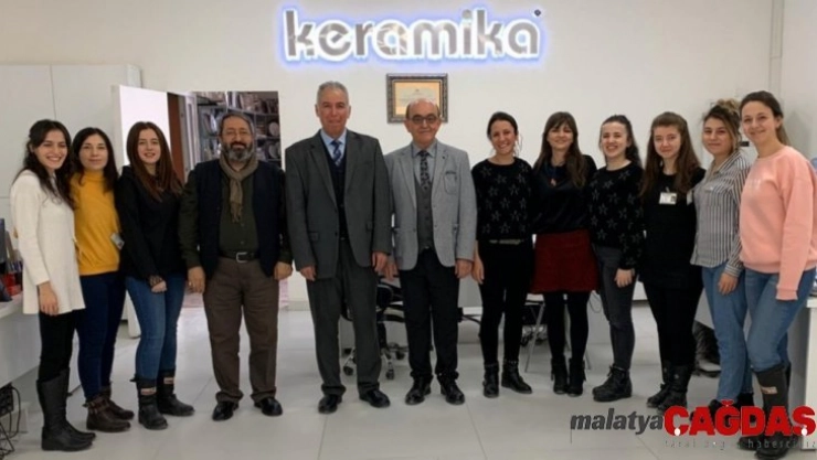 DPÜ Güzel Sanatlar Fakültesinden seramik fabrikasına ziyaret