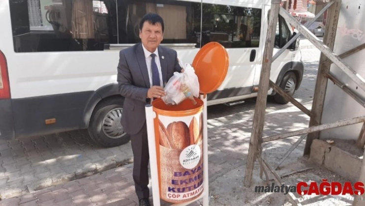 Ekmek kutularına çöp atılmasına tepki