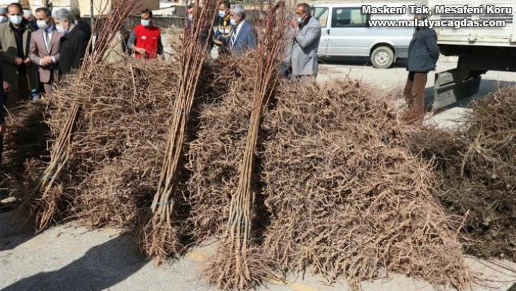 Elazığ'da 'Meyveciliği Geliştirme' projesi, 13 bin fidan dağıtıldı