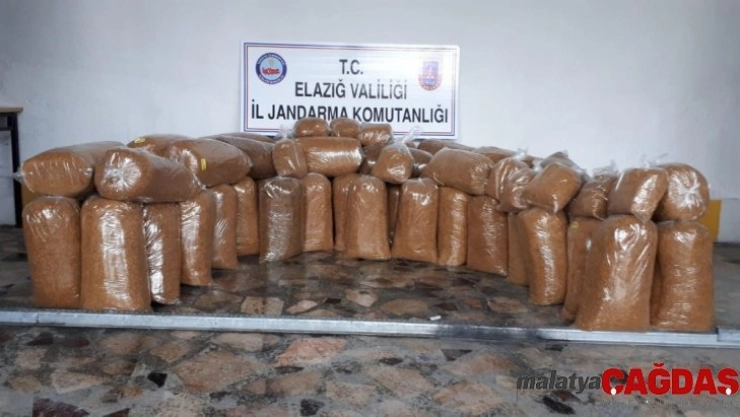 Elazığ'da 328 kilo kaçak tütün ele geçirildi, 6 bin 328 TL para cezası kesildi