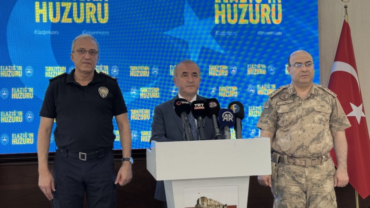 Elazığ'da 'Huzur, Asayiş ve Güvenlik Bilgilendirme Toplantısı' yapıldı