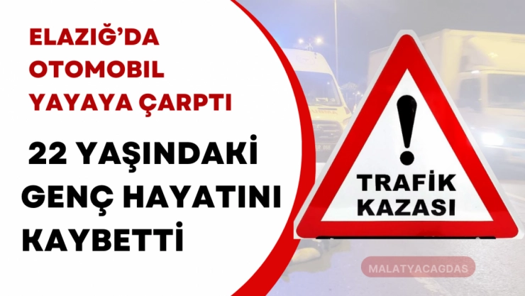 Elazığ'da Trafik Can Aldı: Kaçan Sürücü Aranıyor