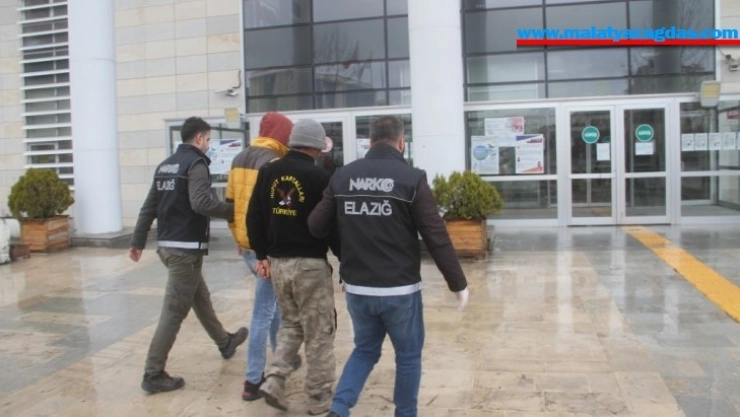 Elazığ'da uyuşturucu operasyonları: 5 tutuklama