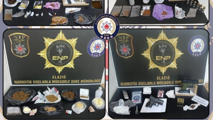 Elazığ'da uyuşturucuya geçit yok: 16 tutuklama