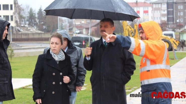 Elmalık Parkı'nda inceleme