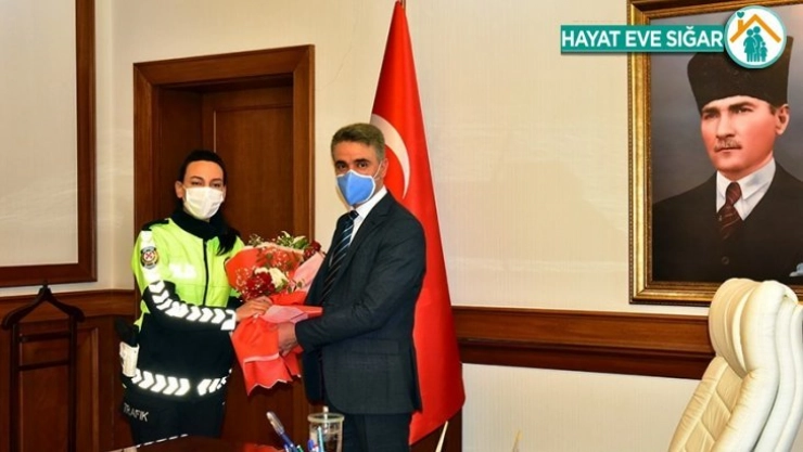 Emniyet teşkilatından Vali Baruş'a 175. kuruluş yılı ziyareti