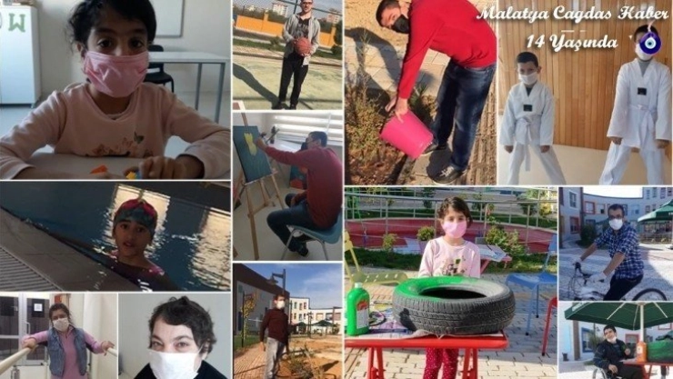 Engelli çocuklardan Başkan Güder'e videolu moral