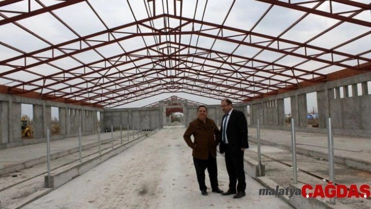 Erzincan'da 500 Başlık Düve Üretim Merkezi inşaatı hızla devam ediyor