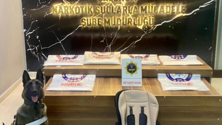 Erzurum'da 2,5 kilogram uyuşturucu ele geçirildi